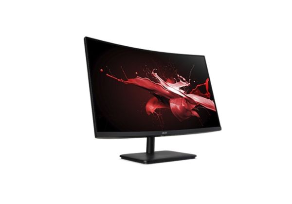 Монитор Acer ED270Xbiipx, 27" Curved 1500R VA, Anti-Glare, ZeroFrame, FreeSync, 1ms(VRB), 4000:1, 250nits, 1920x1080 FHD, 200Hz, 2xHDMI, DP, Audio out, HDR10 FreeSync Premium, Tilt, Black