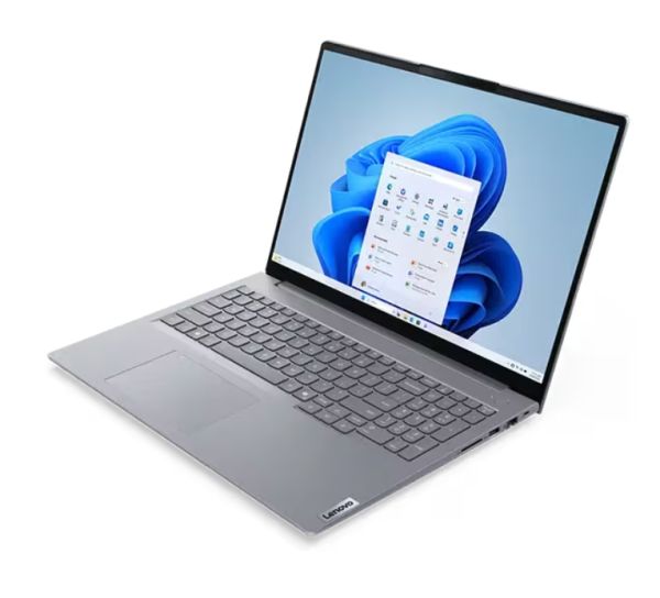 Лаптоп Lenovo ThinkBook 16 G8 Intel Core Ultra 5 135H, 14C (up to 4.6GHz, 18MB), 16GB SODIMM DDR5-5600, 1TB SSD, 16" WUXGA (1920x1200) IPS AG, Intel Arc Graphics, FHD&IR Cam, Backlit KB, WLAN, BT, FPR, 4 cell, DOS, 3Y Onsite