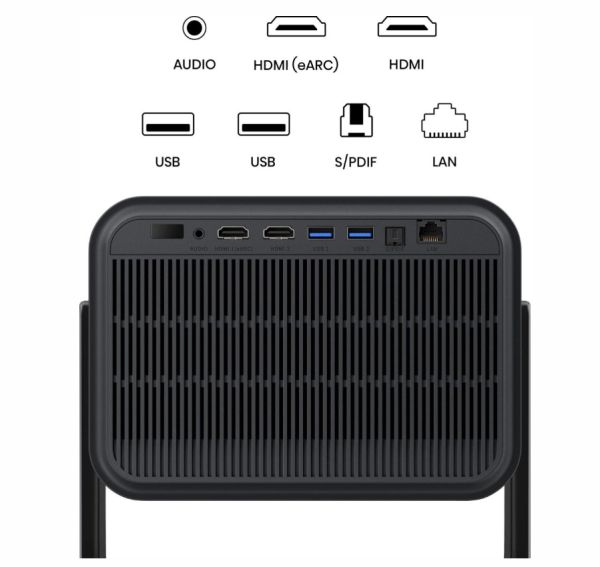 Мултимедиен проектор Hisense C3 Smart mini Laser Projector, 4K Ultra HD 3840x2160, 2000:1, 2500 lum, 60 Hz, Digital Zoom,Dolby Vision, HDR10+(decoding), HDR10, HLG, 2*10W, Silver