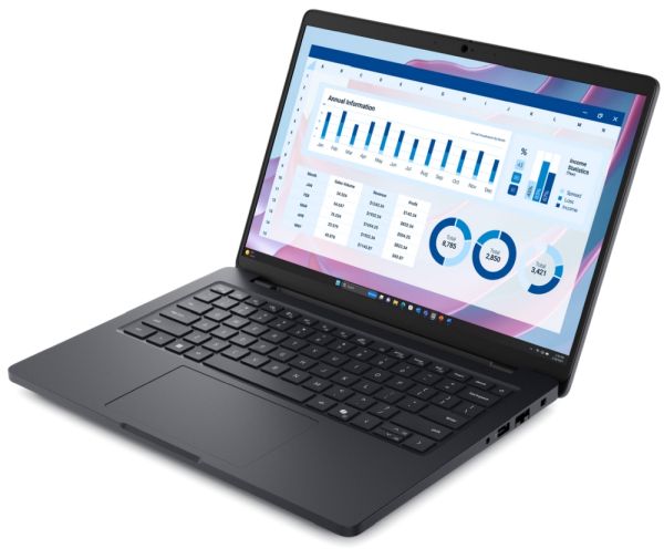 Лаптоп Dell Pro Max 14 MC14255, AMD Ryzen AI 7 PRO 350 (24MB cache, 8 cores, up to 5.0GHz), 14" FHD+, LCD, 300 nits, 16GB: 1x16GB, LPDDR5x, 8000 MT/s, 512GB, SSD Gen4, AMD Radeon Integrated Graphics, FHD HDR RGB Cam, Wi-Fi 7, FPR, Backlit Kb, Win 11 Pro, 