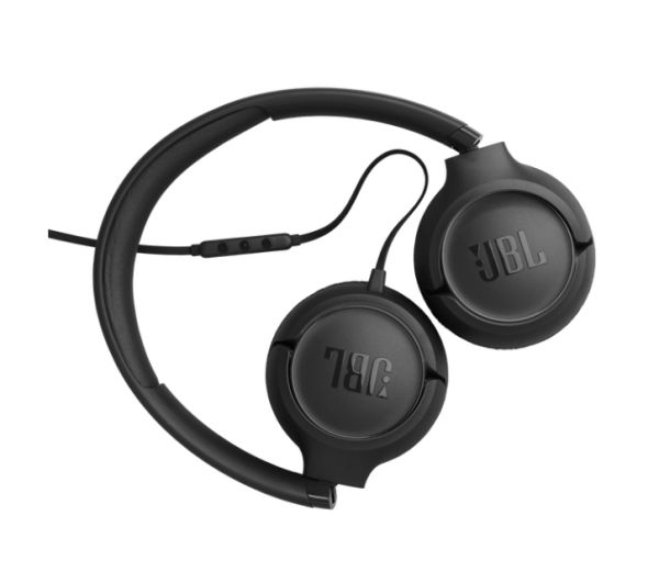 Слушалки JBL TUNE 530C BLK USB-C Wired on-ear headphones
