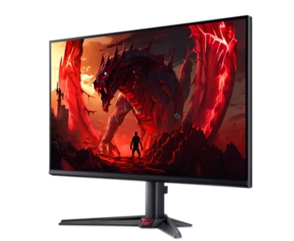 Монитор Acer Nitro VG250QF3bmiipx, 24.5'', FHD (1920X1080) IPS, ZeroFrame, 320Hz DP, 240Hz HDMI, 1ms/0.5ms(GTG, Min.), 250nits, 100M:1, 99% sRGB, Free Sync Premium, 2xHDMI, DP, HDR10, Audio out, Speakers, Tilt, BluelightShield, Vesa, Black
