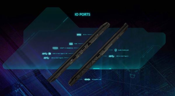 Лаптоп MSI Cyborg 15 A13VEK, i7-13620H (10C/16T, up to 4.90GHz, 24 MB), GeForce RTX 4050 6GB GDDR6, 15.6" FHD (1920x1080), 144Hz, IPS-Level, 16GB DDR5 5200MHz, 512GB PCIe Gen4x4 SSD, WiFi 6E, BT 5.3, 4 Zone RGB Kbd, NO OS, 53.5Whr, 1.98kg