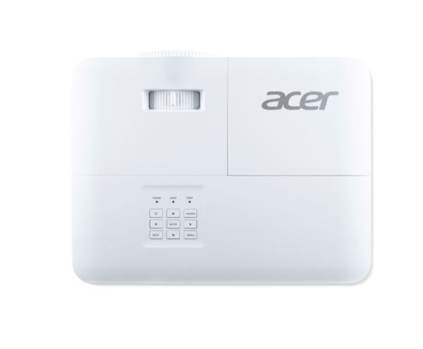 Мултимедиен проектор Acer Projector P1258i, DLP, XGA (1024x768), 4800 ANSI Lumens, 20000:1, 1.3x, 2x HDMI (1.4a), VGA, RCA, Wireless dongle included, Audio in/out (3.5mm), VGA out, DC Out (5V/1A, USB-A), Speaker 10W, Bluelight Shield, 2.8kg, Bag, 3Y, Whit