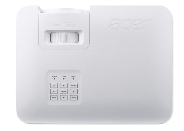 Мултимедиен проектор Acer Projector Vero XL2320p, DLP, Laser, WXGA (1280x800), 4000 ANSI Lumens, 3 500,000:1, 1.1x, Dynamic Black, HDMI 1.4 x 2, DC Out (5V/1.5A, USB-A), RS232, Speaker 15W, Laser lifespan up to 30,000h, 2.9 kg, Bag, White