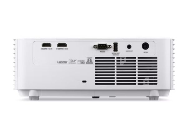 Мултимедиен проектор Acer Projector Vero XL2320p, DLP, Laser, WXGA (1280x800), 4000 ANSI Lumens, 3 500,000:1, 1.1x, Dynamic Black, HDMI 1.4 x 2, DC Out (5V/1.5A, USB-A), RS232, Speaker 15W, Laser lifespan up to 30,000h, 2.9 kg, Bag, White
