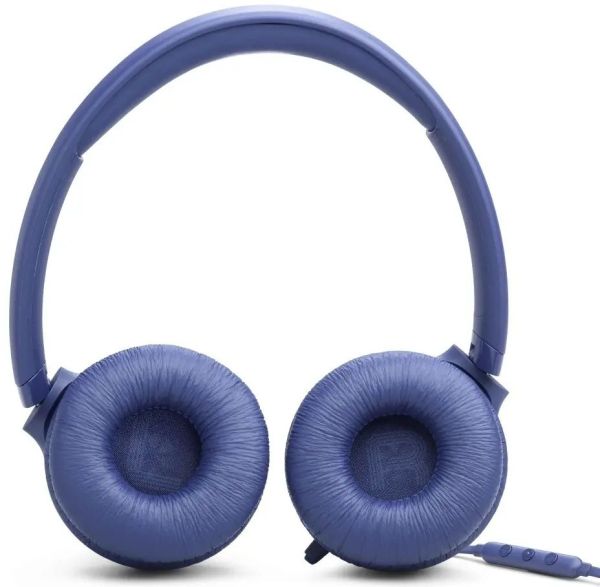 Слушалки JBL TUNE 530C BLU USB-C Wired on-ear headphones