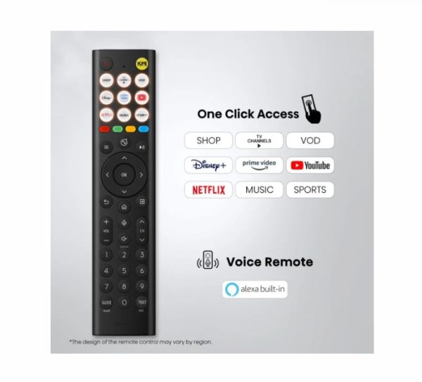 Телевизор Hisense 55" E7S, 4K Ultra HD 3840x2160, QLED, Quantum Dot, HDR 10+, HLG, Dolby Vision, DTS Virtual X, Smart TV, WiFi, Light Sensor, BT, Anyview Cast, 3xHDMI, 2xUSB, LAN, CI+, DVB-T2/C/S2, Black