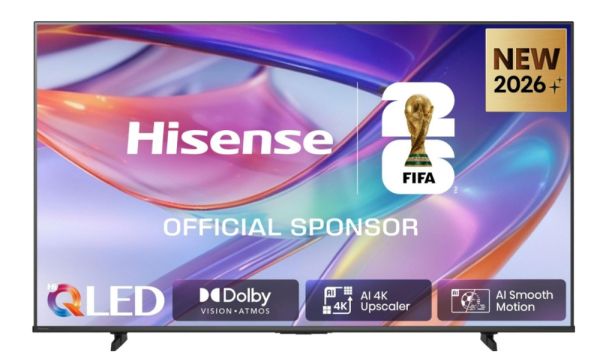 Телевизор Hisense 65" E7S, 4K Ultra HD 3840x2160, QLED, Quantum Dot, HDR 10+, HLG, Dolby Vision, DTS Virtual X, Smart TV,Light Sensor,WiFi Direct, BT, Anyview Cast, 3xHDMI, 2xUSB, LAN, CI+, DVB-T2/C/S2, Black