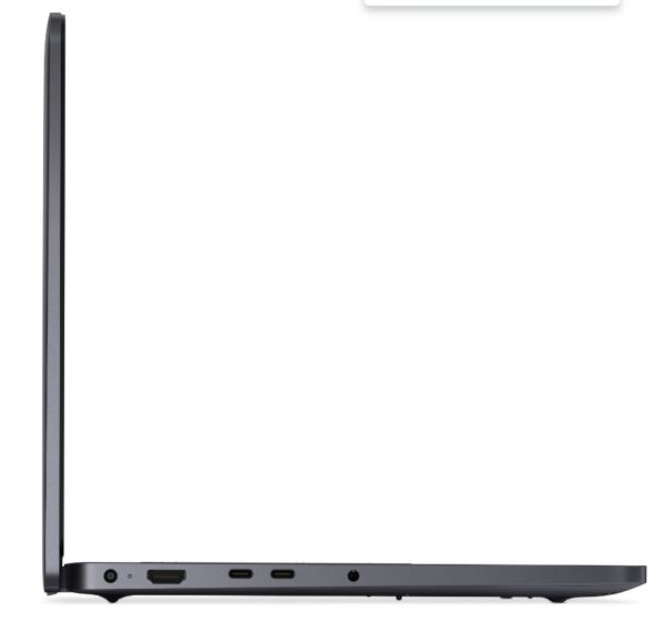 Лаптоп Dell Pro 14 PC14250, Intel Core 5 120U (10 cores, up to 5.0 GHz), 14" FHD+(1920x1200) IPS, 300nits AG, 16 GB: 1 x 16 GB, DDR5, 5200 MT/s, 512 GB SSD, Intel graphics, FHD HDR IR Cam and Mic, Wi-Fi 6E, FPR, Backlit Kb, Ubuntu, Magnetite, 3Y PS