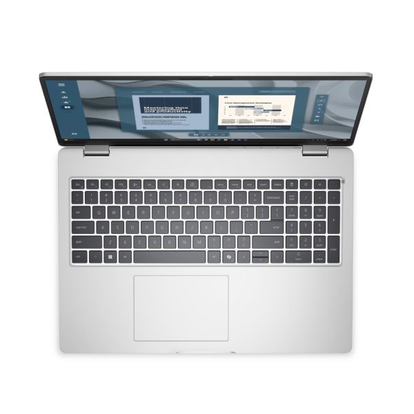 Лаптоп Dell Pro 16 PC16255, AMD Ryzen AI 7 350, 16.0" FHD+(1920x1200) IPS AG 300nits, 16 GB DDR5 5600 MT/s, 512 GB SSD, AMD Radeon 860M, FHD HDR +IR Cam and Mic, Wi-Fi 6E, FPR, Backlit Kb, Win 11 Pro, 3Y PS, Plat. silver + Dell Pro 14-16 Premium Slim Back