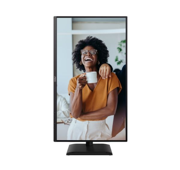 Монитор AOC Q27P4CV, 27" IPS WLED, 2560x1440@120Hz, 4ms GtG, 350cd m/2, 1500:1, 50M:1 DCR, Adaptive Sync, FlickerFree, Anti-Blue Light, 2Wx2, Tilt, Height Adjust, Pivot, Swivel, HDMI, DP, USB hub, RJ45