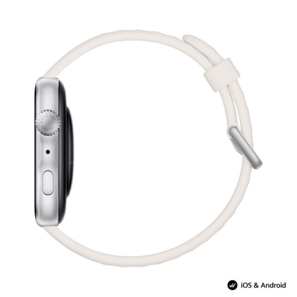 Часовник Huawei Watch Fit 5 Niki-B19F White + Huawei Freebuds SE 4 ANC, White