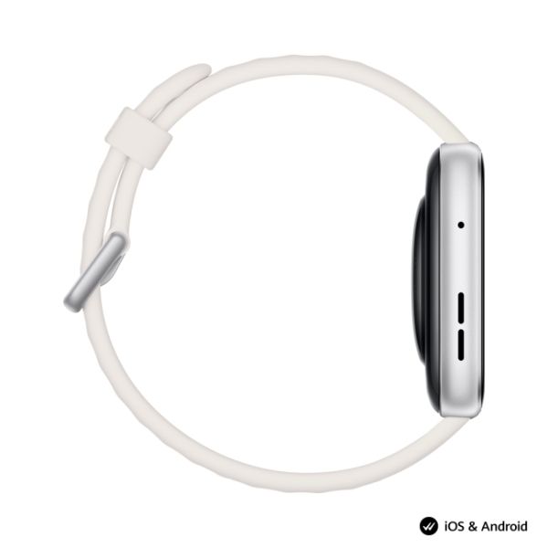 Часовник Huawei Watch Fit 5 Niki-B19F White + Huawei Freebuds SE 4 ANC, White