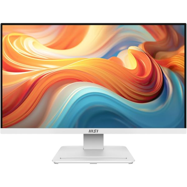 Монитор MSI PRO MP241W E14V Proffesional Bussiness Monitor, 23.8", 1ms, 144Hz VA, 1920x1080, AMD FreeSync, EyesErgo, Anti-flicker, Eye-Q Check, Project Mode, HDR Ready, 250nits AG, 3500:1, 100M:1, sRGB 98%, DP, HDMI, Tilt, VESA 100, White, 2.94kg