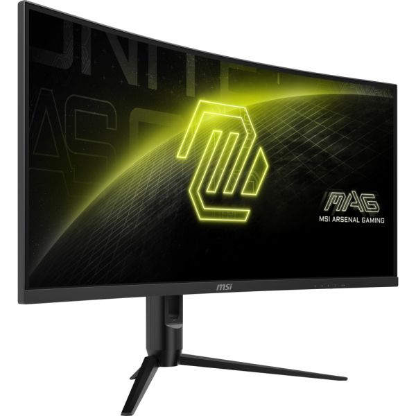 Монитор MSI MAG 342CQR E2 Gaming Monitor, 34", 1ms, 180Hz Curve 1500R VA, 3440x1440, AMD FreeSyncPremium, AI Vision, Console Mode, HDR Ready, 300nits AG, 1.07B, 3000:1, 100M:1, DP(1.4a), 2xHDMI(2.0b), Headphone out, Pivot, Heigh Adj., VESA 75, Black, 6.95