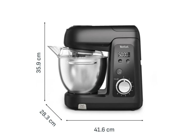 Кухненски робот Tefal QB5458F0 Km Bake Partner + 5Acc Blk Ee