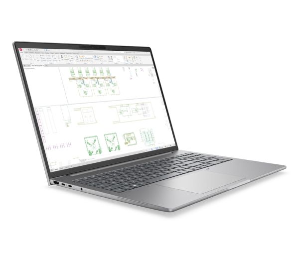 Лаптоп HP ZBook 8 G2i AI 16" Meteor Silver, Ultra 7 366H(up to 4.8Ghz/18MB/16C), 16" AG WQUXGA 120Hz DreamColor 500nits, 32GB 5600Mhz 1DIMM, 1TB PCIe SSD, WiFi7+BT6, FPR, Smart Card Reader, Nvidia RTX PRO 500 4GB, Backlit Kbd, 8C Batt, Win 11 Pro, 3Y OnSi