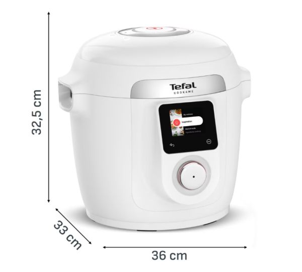 Мултикукър Tefal CY9621F2 Epc Cook4Me 10In1 W/O Grid Wht