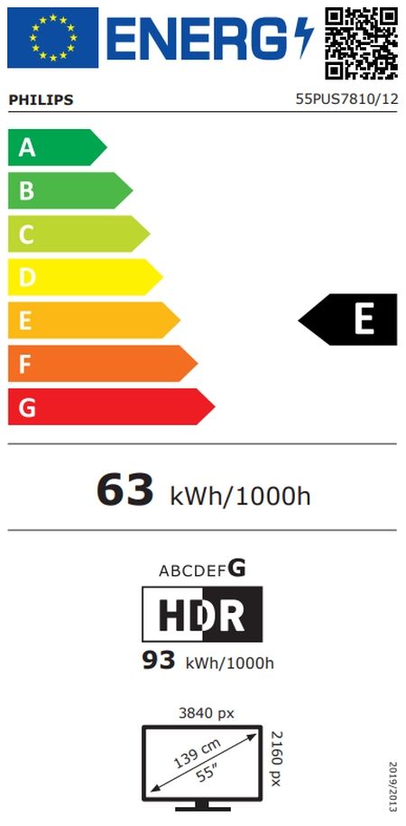Телевизор Philips 55PUS7810/12, 55" 4K UHD QLED, 3840x2160p, 60Hz, DVB-T/T2/T2-HD/C/S/S2, 60Hz, 3 sided Ambilight, Pixel Precise UHD, HDR+, 90% DCI, Titan OS, Dolby Atmos & DTS:X, 3*HDMI, 2*USB, VRR, 802.11ac, BT 5.2, Philips EasyLink 2.0, 20W RMS, Black