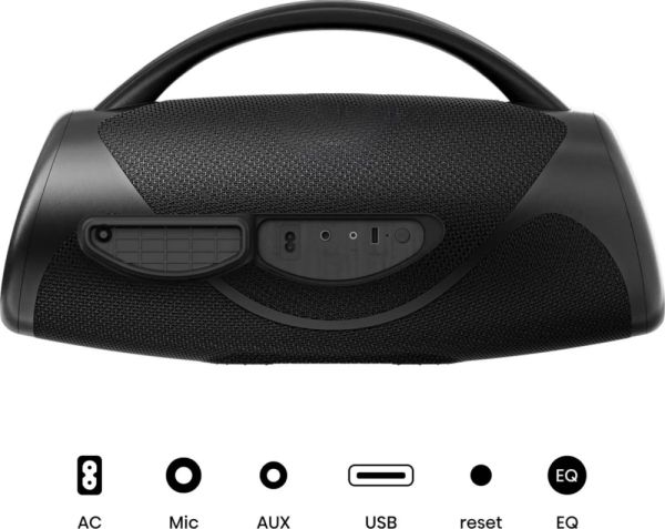 Аудио система Hisense, VoyageBoom, Party speaker 2.0 Ch., 360W, BT, 24h play,IP67 Water and Dust Proof,Ambient Light,Dual-way Strap,Built-in Powerbank,Dual-level Bass Boost,Black