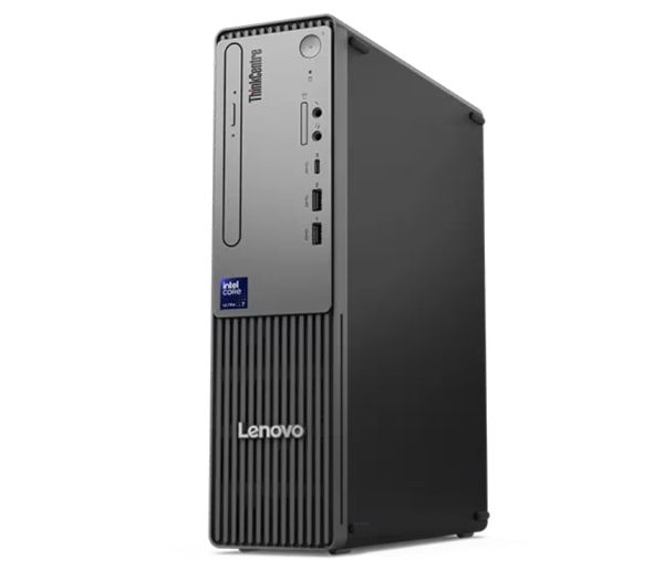 Настолен компютър Lenovo ThinkCentre neo 50s G6 SFF Intel Core Ultra 7 265, 20C (up to 5.3GHz, 30MB), 16GB DDR5-5600, 512GB SSD, Integrated Graphics, DVD, KB, Mouse, DOS, 3Y Onsite