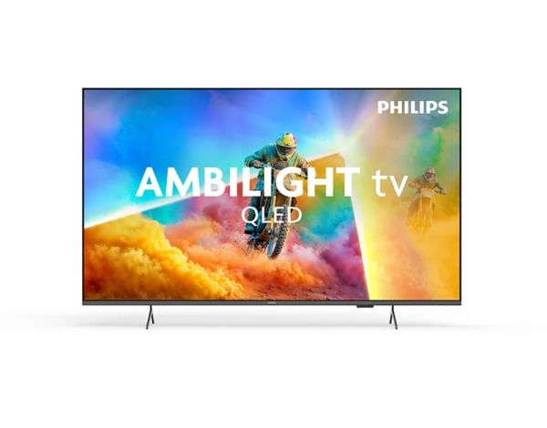 Телевизор Philips 55PQS8501/12, 55'' 4K UHD QLED (3840x2160), DVB-T/T2/T2-HD/C/S/S2, 60Hz, 3 sided Ambilight, Pixel Precise UHD, HDR10, HLG, Titan OS , 3*HDMI, 2*USB, WiFi 802.11ac, EasyLink 3.0, 12W RMS, Black