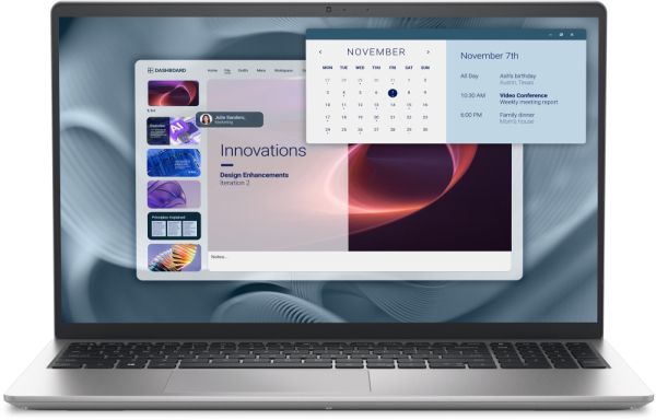 Лаптоп Dell Pro 15 Essential PV15250, Intel Core i5-1334U (10 cores, up to 4.60 GHz), 15.6" FHD (1920x1080) 120Hz WVA AG, 16GB, 1TB, Intel UHD Graphics, FHD RGB cam, Wi-Fi 6, FPR, Backlit, Win 11 Pro, Platinum Silver+Canon PIXMA MG2551S All-In-One, Grey