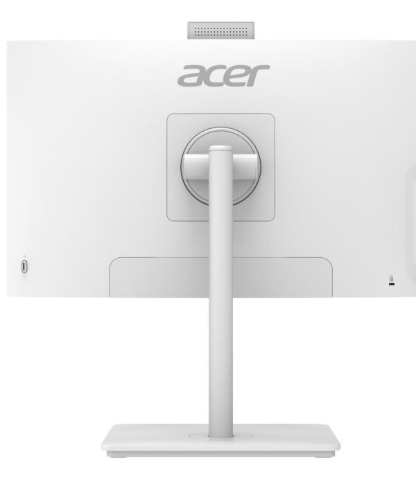 Настолен компютър - всичко в едно Acer Aspire C27-A, 27'' FHD IPS AiO 120Hz, Intel Core i5-13420H (up to 4.60GHz, 12MB), 16GB DDR4 (1 slot free), 512GB SSD, no DVD, Intel UHD, HDMI, RG-45, WiFi 6, BT 5.0, Glan, Ergo stand w Height Adj., 5MPCam+mic, KBD& M