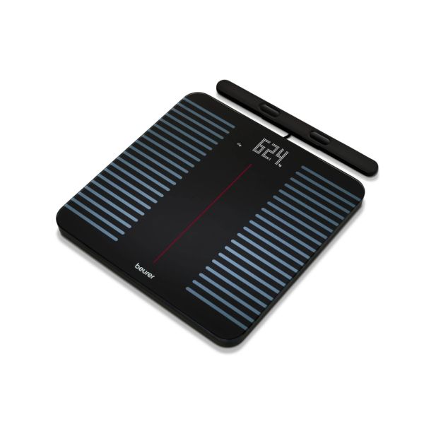 Везна Beurer BF 990 WIFI/Bluetooth 8-electrode diagnostic bathroom scale with extendable handpiece for full body analysis; 5 activity levels; 8 user memories; 180 kg