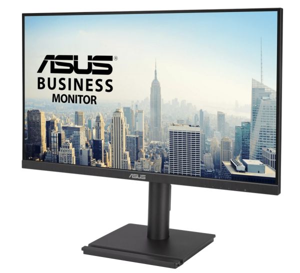 Монитор Asus VA27DQFS Business Monitor, 27", IPS, Full HD, Frameless, 100Hz, Adaptive-Sync, 1ms MPRT, HDMI, DP, VGA, Low Blue Light, Flicker Free, Ergonomic Design, Wall Mountable, Black