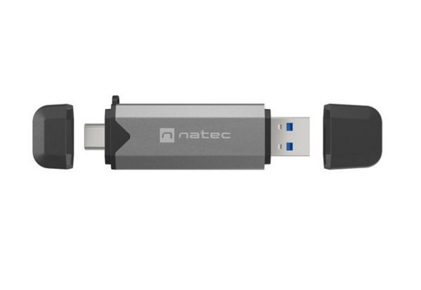 Аксесоар Natec Scarab 3 USB-C/USB-A 3.2 Gen.1 SD/Micro SD Card reader
