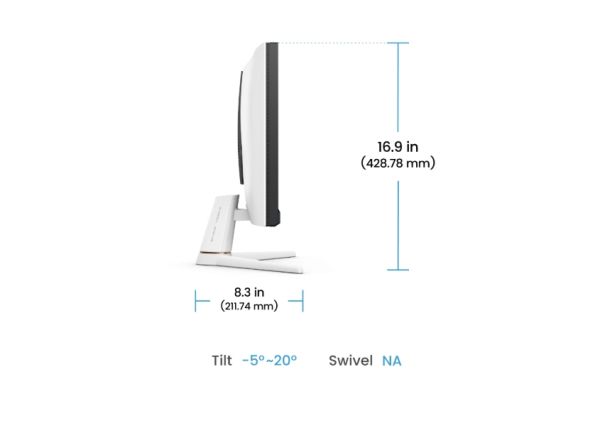 Монитор BenQ EX251, 25" FHD BenQ 220Hz MOBIUZ Gaming Monitor, EX251 WHITE