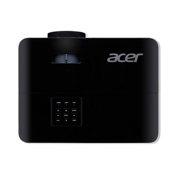 Мултимедиен проектор Acer Projector X1128H, DLP, SVGA (800x600), 4800 ANSI Lumens, 20 000:1, 1.1x, 3D ready, 40 degree Auto keystone, ACpower on, HDMI 1.4, VGA, RCA, USB(Type A), Audio in, Speaker 3W, 2.7kg, 2Y, Black
