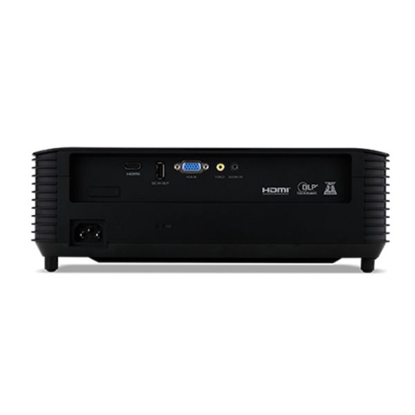 Мултимедиен проектор Acer Projector X1128H, DLP, SVGA (800x600), 4800 ANSI Lumens, 20 000:1, 1.1x, 3D ready, 40 degree Auto keystone, ACpower on, HDMI 1.4, VGA, RCA, USB(Type A), Audio in, Speaker 3W, 2.7kg, 2Y, Black