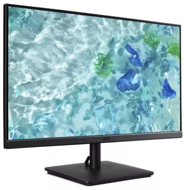 Монитор Acer Vero V247YGbmipx, 23.8'' FHD (1920x1080), IPS, 120Hz, 100M:1, 250nits, 4ms (GTG)/1ms(VRB), HDMI, DP, VGA, Audio In/Out,  Adaptive Sync, ZeroFrame, VisionCare 2.0, Speakers, Energy Class C, Black, 3Y