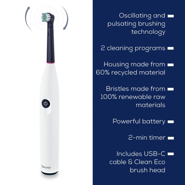 Електрическа четка за зъби Bundle TB 15 Electric toothbrush+ 4 pcs. Sensitive