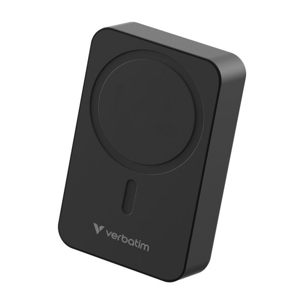Външна батерия Verbatim Charge 'n' Go Essentials Power Bank Magnetic Wireless 20000mAh Black