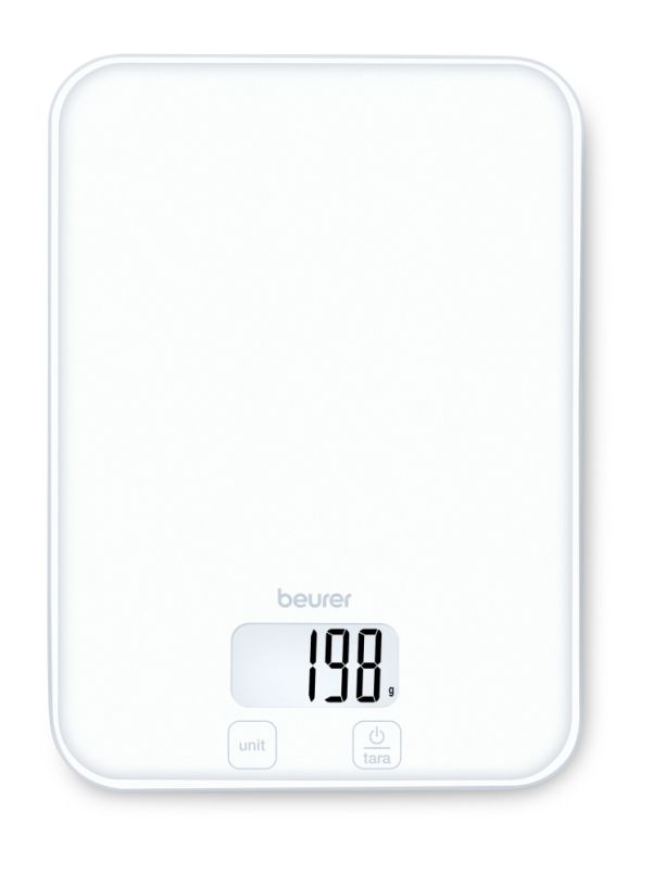 Везна Beurer KS 19 Pure White kitchen scale; 5 kg / 1 g