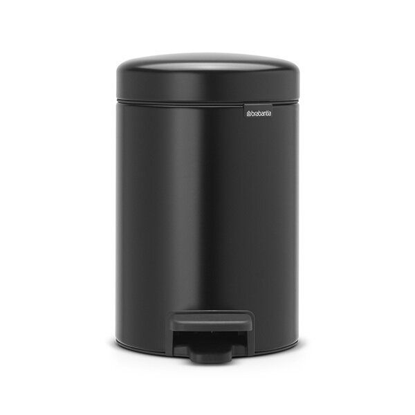 Кош за смет с педал Brabantia NewIcon 3L, Matt Black