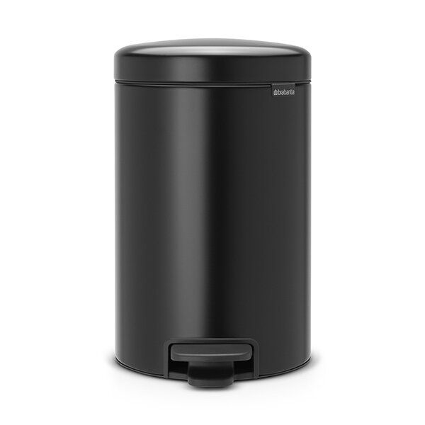 Кош за смет с педал Brabantia NewIcon 12L, Matt Black