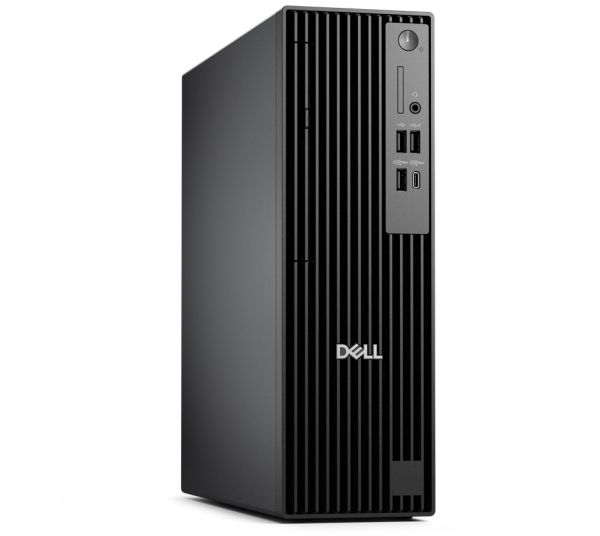 Настолен компютър Dell Pro Slim Plus QBS1250, Intel Core Ultra 5 235 (13 TOPS NPU, 14 cores, up to 5.0GHz), 16GB: 1 x 16GB, DDR5, up to 5600 MT/s, 512GB SSD TLC, Integrated Graphics, Wi-Fi 6E, Keyboard&Mouse, 260W, Win 11 Pro, 3Y PS