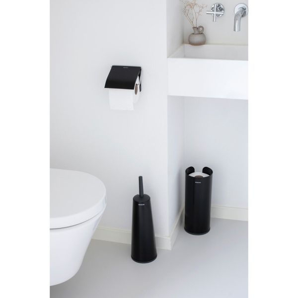 Аксесоари за тоалетна Brabantia Balance Collection, 3 части, Matt Black