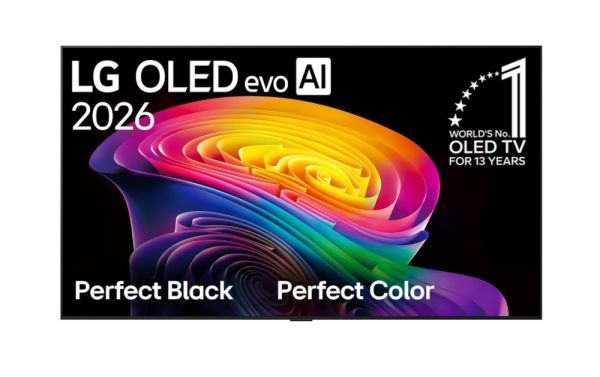 Телевизор LG OLED48C61LA, 48" OLED evo, 4K (3840 x 2160), DVB-C/T2/S2, Alpha 11 AI 4K Gen3, 120Hz Native (VRR 165Hz), ThinQ AI, HDR10, NVIDIA G-SYNC, AMD FreeSync, Dolby Vision, Dolby Atmos, AI Agent, Wi-Fi 6E, Bluetooth, eARC (HDMI 2), USB, Airplay 2, CI
