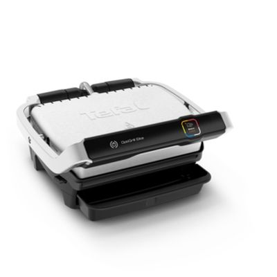 Барбекю Tefal GC750D30 Optigrill Elite, 600cm2 cooking surface, automatic cooking sensor, 12 automatic programs, 4 adjustable temp., cooking level indicator, non-stick die-cast alum. Plates