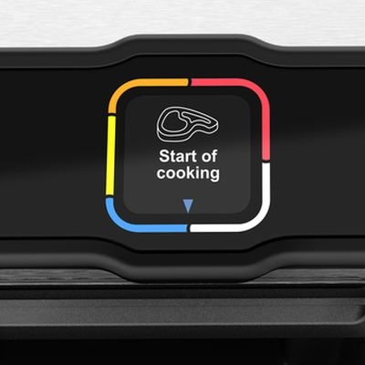 Барбекю Tefal GC750D30 Optigrill Elite, 600cm2 cooking surface, automatic cooking sensor, 12 automatic programs, 4 adjustable temp., cooking level indicator, non-stick die-cast alum. Plates