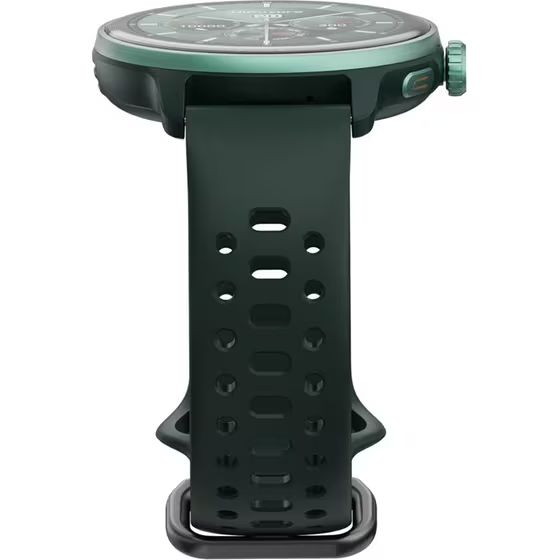 Часовник HiFuture Vela Dark Green, 1.43" AMOLED, GPS +Compass + Altimeter, 466*466, Support Local Music(100M Space), Support AI Coach for Training, Powered by Dual Core, Bluetooth Call, 5ATM Waterproof, 24/7 True Heart Rate & Blood, Oxygen Sensor, Up to 1
