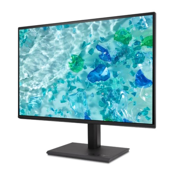 Монитор Acer Vero B247YGbmiprx, 23.8" FHD (1920x1080), IPS, 120Hz, 100M:1, 250nits, 4ms (GTG), 99% sRGB, HDMI, VGA, DP, Audio In/Out, Flicker-Less, BlueLightShield, ZeroFrame, Speakers 2x2W, ERGOstand, TUV, Energy Class C, VESA, Black, 3Y