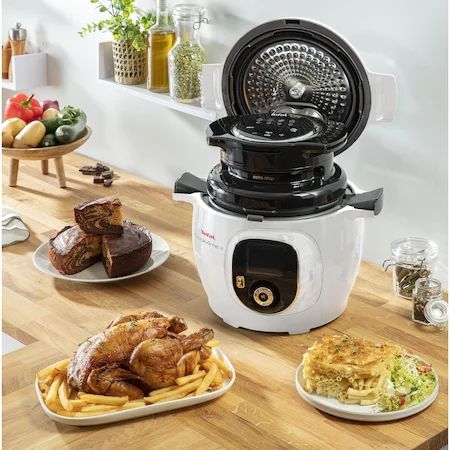 Уред за здравословно готвене Tefal EY150830 EXTRA CRISP LID BLK EE