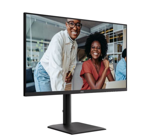 Монитор AOC Q32E4U, 31.5" IPS WLED, 2560x1440@100Hz, 4ms GtG, 350cd m/2, 1000:1, 20M:1 DCR, Adaptive Sync, FlickerFree, Anti Blue Mode, 3Wx2, Tilt, Height Adjust, Pivot, Swivel, 2xHDMI, DP, USB Hub